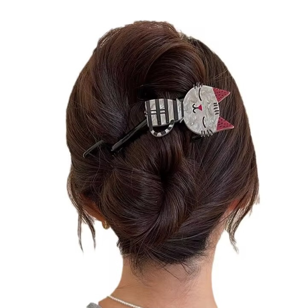 Cute Cat Hair Clips Set - Picture 3 of 6
